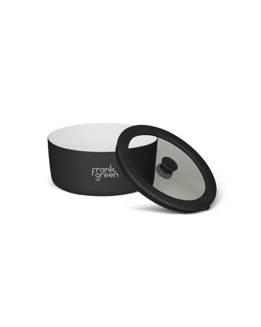 Porcelain Bowl with Glass Lid - 700ml