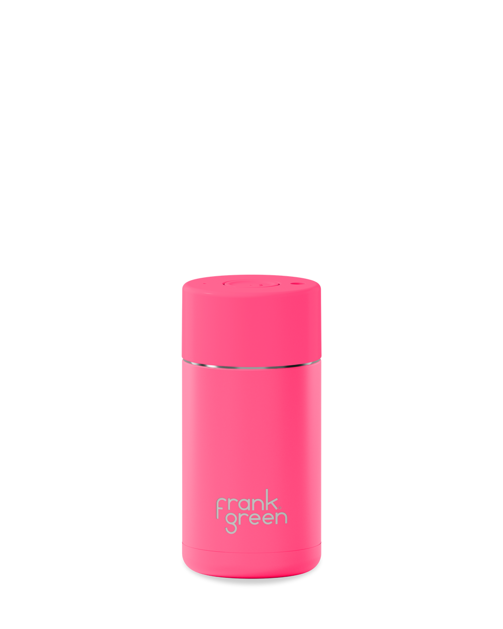 Ceramic Reusable Cup - 12oz / 355ml - Neon Pink