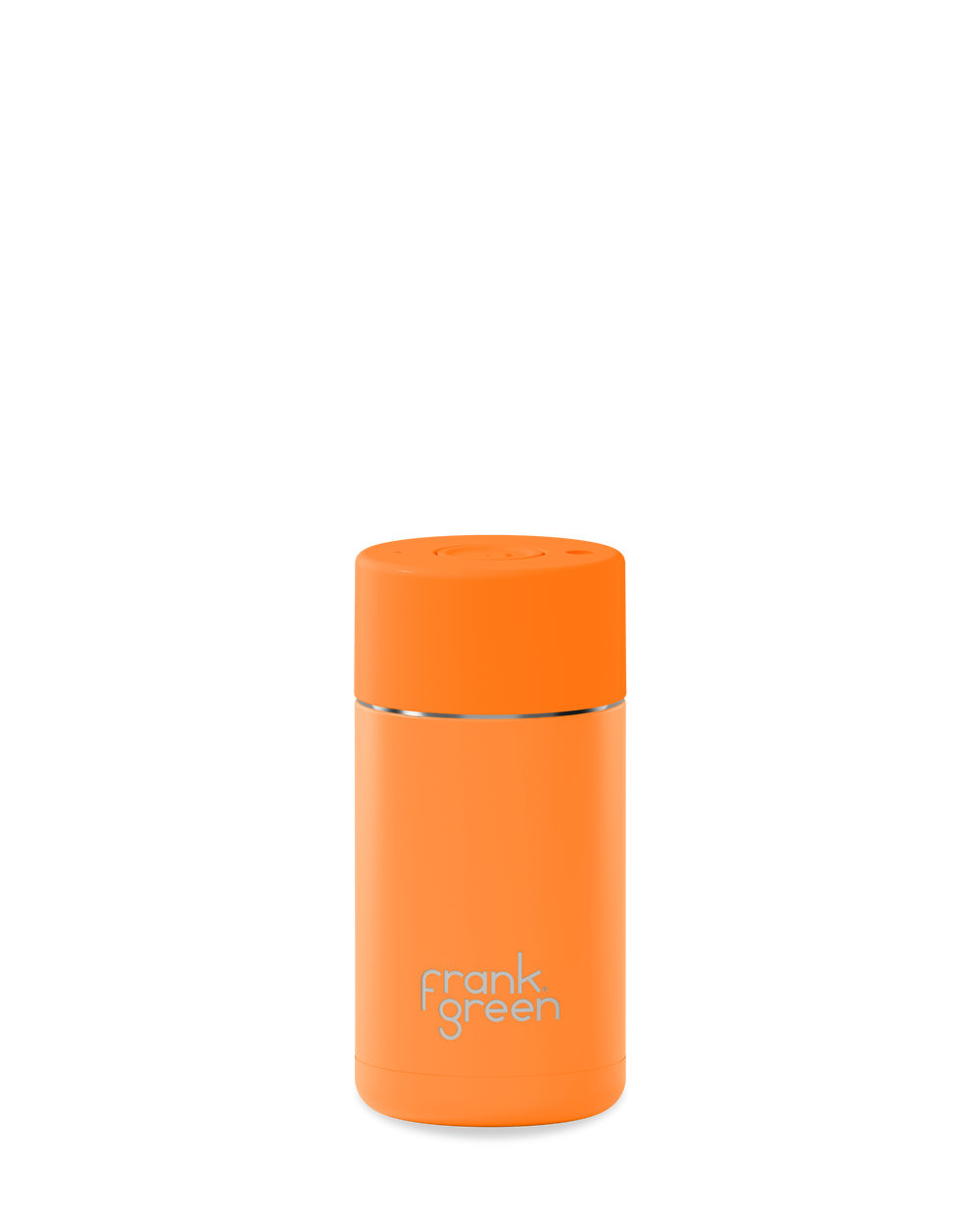 Ceramic Reusable Cup - 12oz / 355ml - Neon Orange