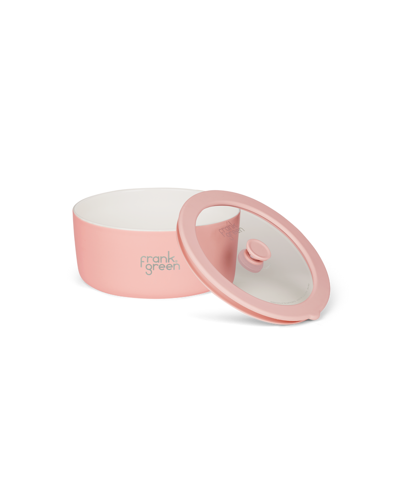 700ml Porcelain Bowl with Glass Lid