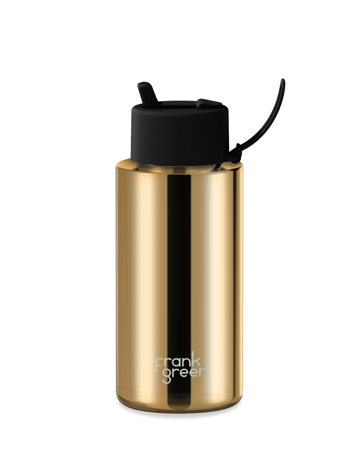 Chrome Ceramic Reusable Bottle - 34oz / 1,000ml