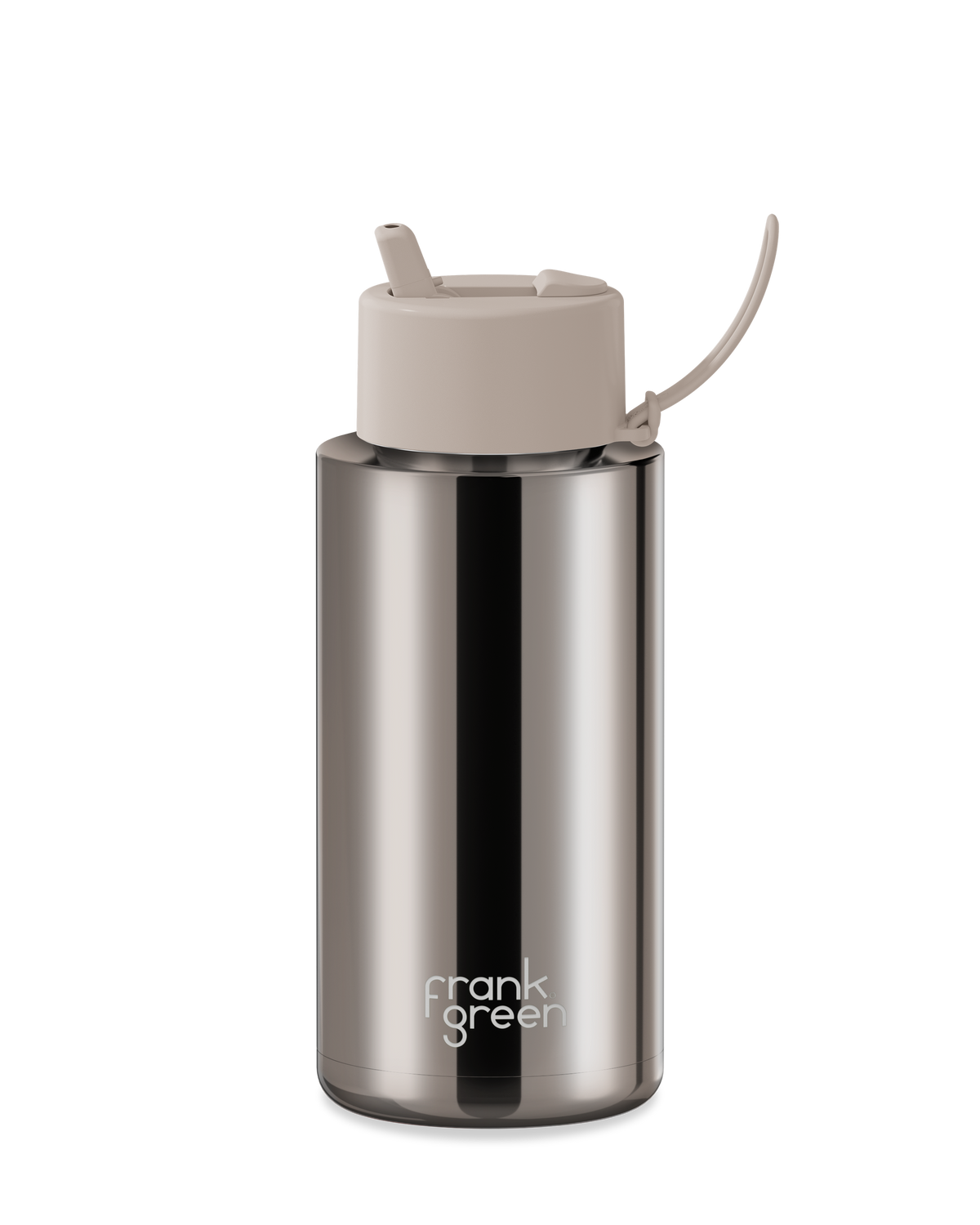 Chrome Ceramic Reusable Bottle - 34oz / 1,000ml